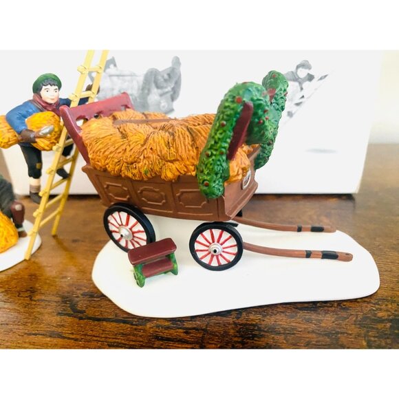 Department 56 Heritage Village Thatchers Set of 3 Hand Painted 5829-7 Christmas - Picture 5 of 6